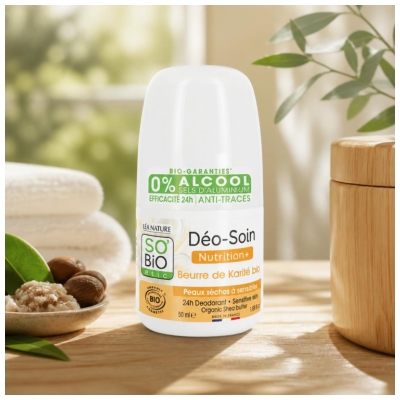 Léa Nature SO BIO étic Deo-Pflege 24H Shea-Butter Roll-On Bio 50 ml
