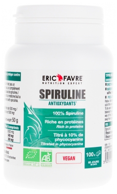 Eric Favre Vegan Espirulina Vegan Bio 100 Comprimidos