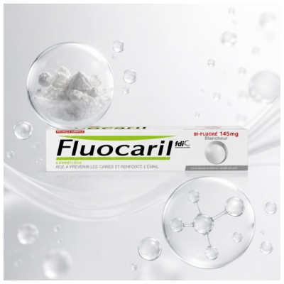 Fluocaril Bi-Fluorinated Whiteness Toothpaste 75ml
