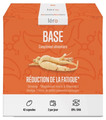 Léro Base Reducción de la Fatiga 42 Cápsulas