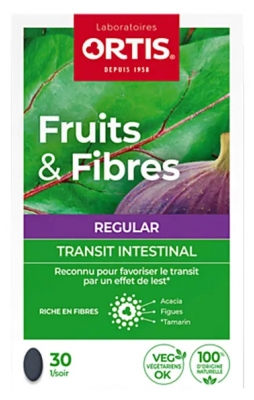 Ortis Fructe & Fibre Regular 30 Comprimate