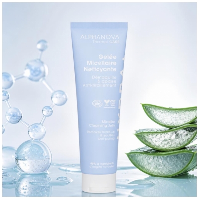 Alphanova Thermal Care Gelée Micellaire Nettoyante Bio 150 ml