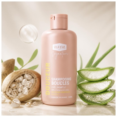 Waam Signature Douceur Shampoing Boucles Bio 230 ml