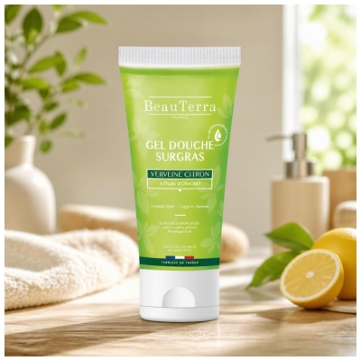 Gel de Duș Bogat BeauTerra cu Lămâiță 200 ml