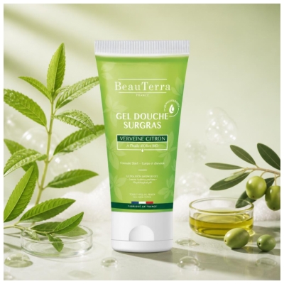 Gel de Duș Bogat BeauTerra cu Lămâiță 200 ml