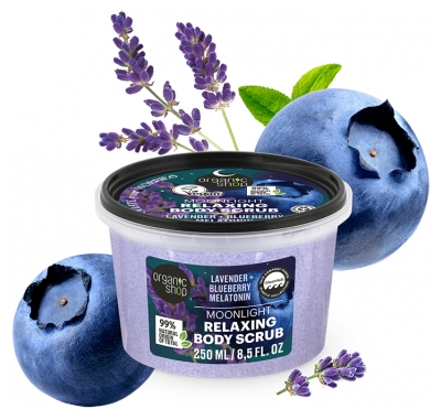 Organic Shop Body Scrub Gommage Relaxant Corps Lavande 250 ml