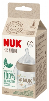 NUK For Nature Biberon Temperature Control 150 ml Taille S