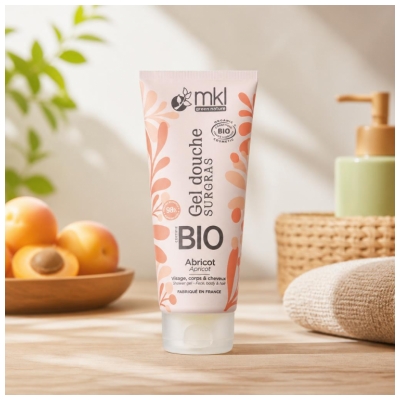 MKL Green Nature Praturtintas Prausimosi Gelis Su Biologišku Abrikosu 200 ml