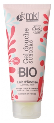 Gel de Duș Supra-gras MKL Green Nature cu Lapte de Asin Bio 200 ml