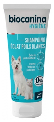 Biocanina Šampūnas Baltų Plaukų Blizgesiui 200 ml