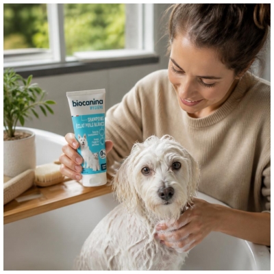 Biocanina Šampūns Spīdums Baltiem Kažokiem 200 ml