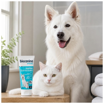 Biocanina Šampūns Spīdums Baltiem Kažokiem 200 ml