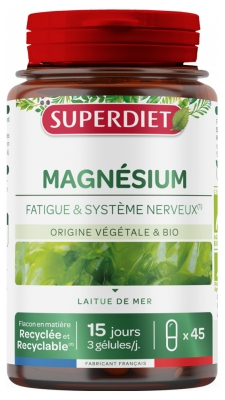 Superdiet Magnez Bio 45 Kapsułek