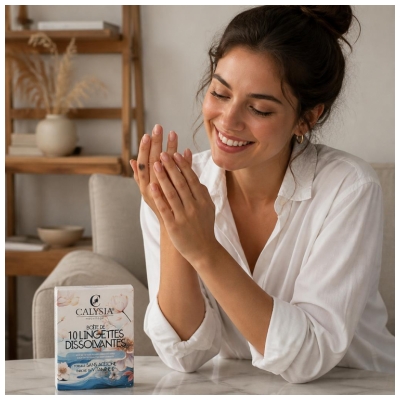 Calysia Beauty and Nail Care 10 Chusteczek Oczyszczających