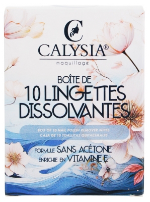 Calysia 10 Lingettes Dissolvantes
