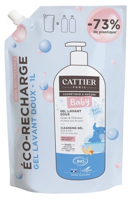 Cattier Baby Milde Wasgel Bio Eco-Navulling 1 L