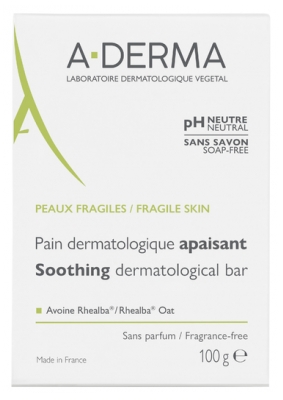 A-DERMA Dermatologische Zeepvrije Zeep 100 g