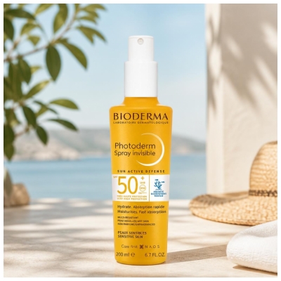 Bioderma Photoderm Usynlig Spray SPF50+ 200 ml