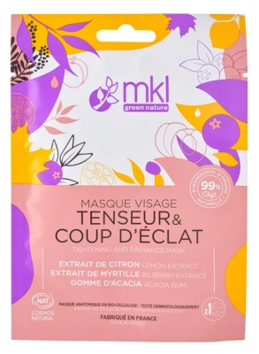 MKL Green Nature Masque Visage Tenseur Coup d'Eclat