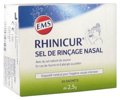 Rhinicur Sal de Enjuague Nasal 20 sobres 