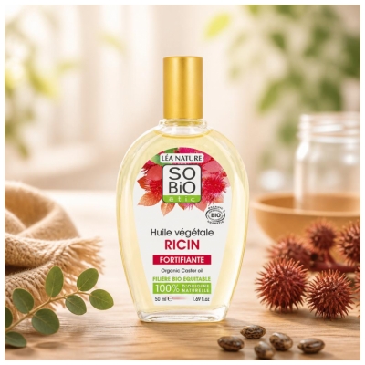 Ulei Vegetal de Ricin Bio Léa Nature SO BIO étic 50 ml