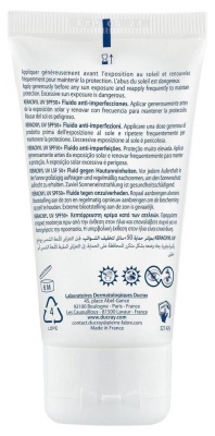 Fluid Ducray Keracnyl UV Anti-imperfecțiuni SPF50+ 50 ml