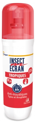 Insect Ecran Anti-Moustiques Spray Répulsif Peau Spécial Tropiques 75 ml