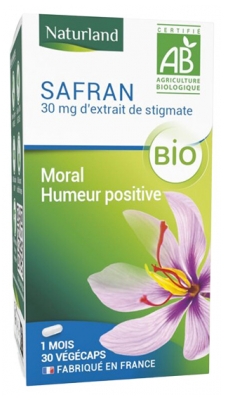Naturland Saffraan Organisch 30 Vegecaps