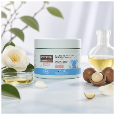 Cattier Baby Baume de Massage Tendre Caresse Bio 100 g