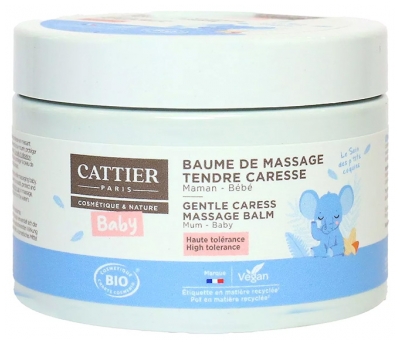 Cattier Baby Baume de Massage Tendre Caresse Bio 100 g