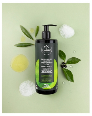Laino Savon Liquide Recette Traditionnelle d'Alep 500 ml