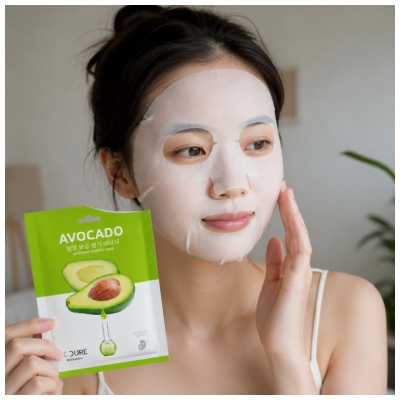 Jkosmec 5C Cure Essence Intensive Tissue Mask Avocado 25 ml