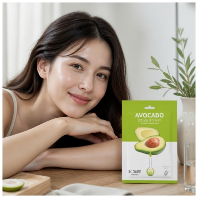 Jkosmec 5C Cure Essence Intensive Tissue Mask Avocado 25 ml