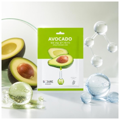 Jkosmec 5C Cure Essence Intensive Tissue Mask Avocado 25 ml