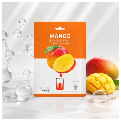Masca Textilă Jkosmec 5C Cure Essence Intensive cu Mango 25 ml
