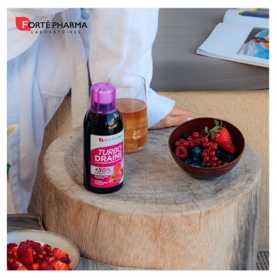 Forté Pharma TurboDraine Minceur Lot de 2 x 500 ml - Goût : Framboise