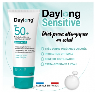 Daylong Sensitive lahka krema-gel SPF50+ 100 ml