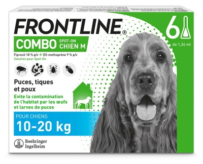 Frontline Combo Dog Size M (10-20kg) 6 Pipettes