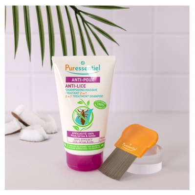 Puressentiel Šampon Maska za Zdravljenje 2 v 1 Proti Ušem 150 ml