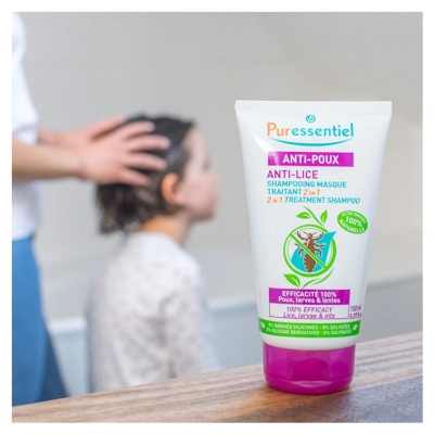 Puressentiel Šampon Maska za Zdravljenje 2 v 1 Proti Ušem 150 ml