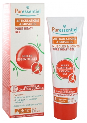 Puressentiel Articulaciones y los Músculos Pure Heat Gel con Aceites Esenciales 80 ml