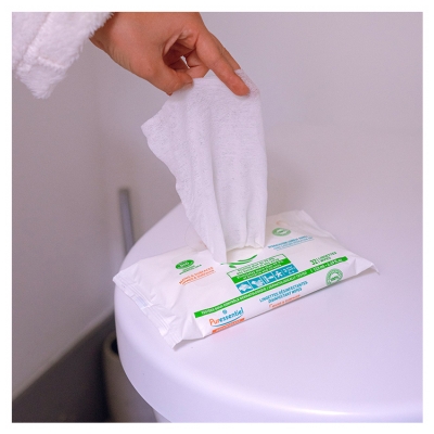 Puressentiel Sanitizer con 3 oli Essenziali 32 Salviette