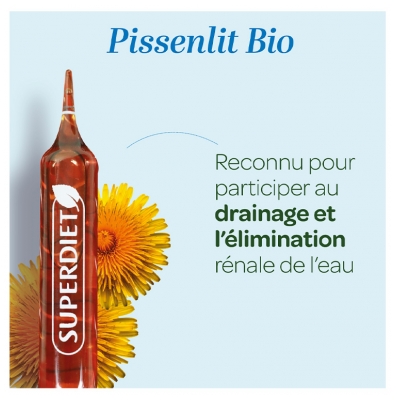 Superdiet Pissenlit Bio 20 Ampoules