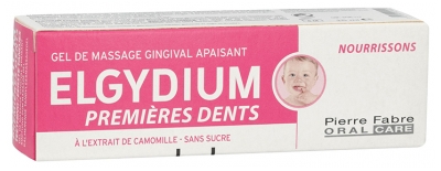 Elgydium První zoubky Zklidňující masážní gel na dásně 15 ml