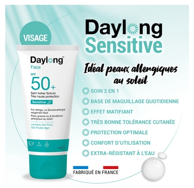 Daylong Gesichtsempfindliches Gel-Fluid SPF50+ 50 ml