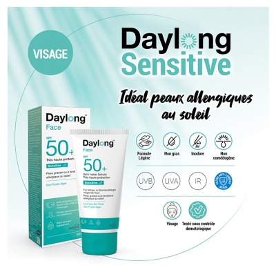 Daylong Gesichtsempfindliches Gel-Fluid SPF50+ 50 ml