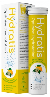 Hydratis Solution d'Hydratation 20 Comprimés Effervescentes