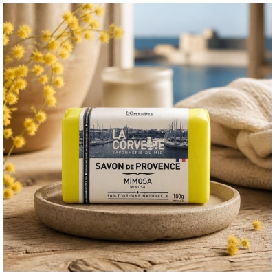 La Corvette Savon de Provence Mimosa 100 g