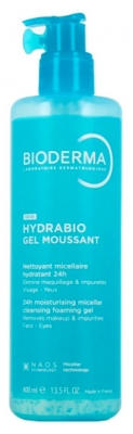 Bioderma Hydrabio 24H Moisturizing Micellar Cleansing Foaming Gel 400 ml