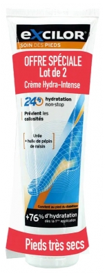 Excilor Crema Hidra-Intensa Lote de 2 x 125 ml